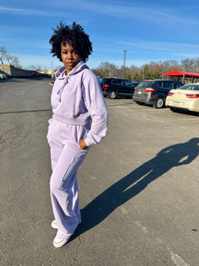 ASHTON Cargo Sweatpants in Lavender (S-3XL)